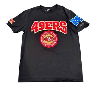 ProStandard San Francisco 49ers Fast Lane SJ T-Shirt embroidered patches blk nfl